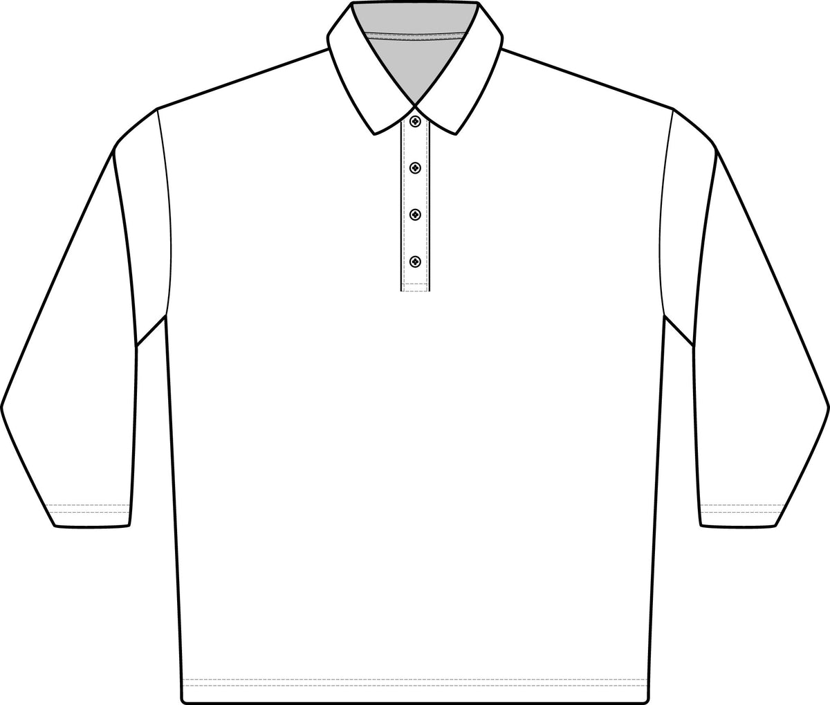 Classic palm sleeve polo shirt
