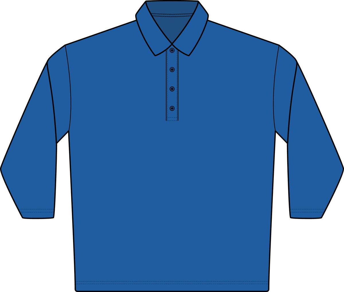 Classic palm sleeve polo shirt