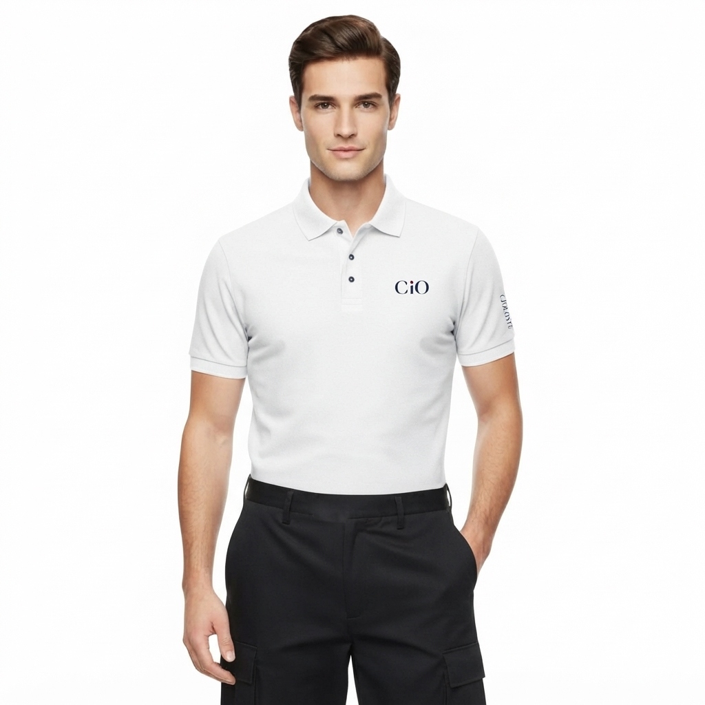Ciolòste cotton piqué polo shirt