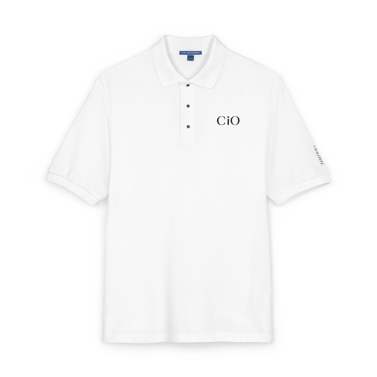 Ciolòste cotton piqué polo shirt